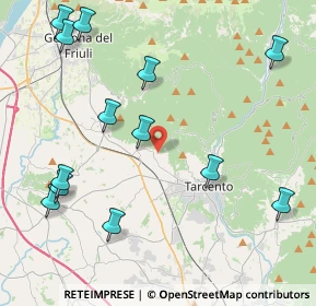 Mappa Via Castello, 33010 Magnano In Riviera UD, Italia (5.08692)