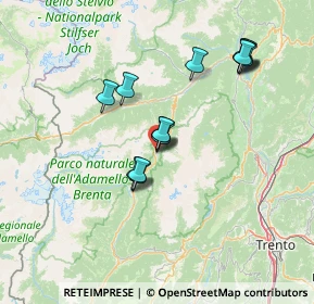 Mappa Viale Dolomiti di Brenta, 38086 Pinzolo TN, Italia (12.675)