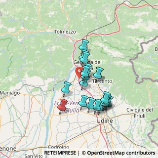 Mappa 33030 Artegna UD, Italia (11.142)