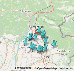 Mappa Via Urbignacco, 33030 Buja UD, Italia (10.63)