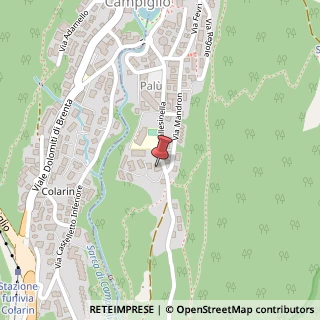 Mappa Via Vallesinella, 16, 38086 Tre Ville, Trento (Trentino-Alto Adige)