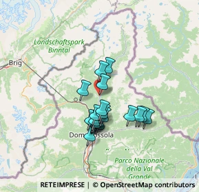 Mappa Via Pellanda, 28862 Crodo VB, Italia (10.595)