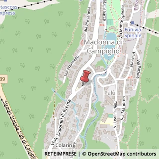 Mappa Via Pietra Grande,  9, 38084 Pinzolo, Trento (Trentino-Alto Adige)