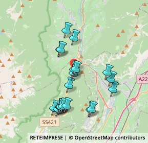 Mappa Via Fontanele, 38010 Spormaggiore TN, Italia (3.534)