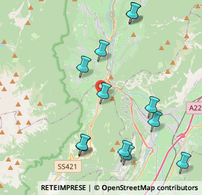 Mappa Via Fontanele, 38010 Spormaggiore TN, Italia (4.53333)