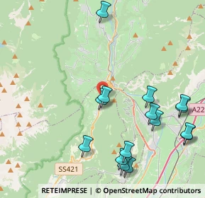Mappa Via Fontanele, 38010 Spormaggiore TN, Italia (4.80533)