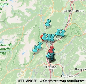 Mappa Via Fontanele, 38010 Spormaggiore TN, Italia (10.952)