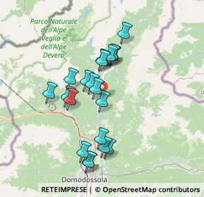 Mappa Via Maglioggio, 28862 Crodo VB, Italia (6.2065)