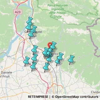 Mappa Via Coia di Levante, 33017 Tarcento UD, Italia (6.31278)