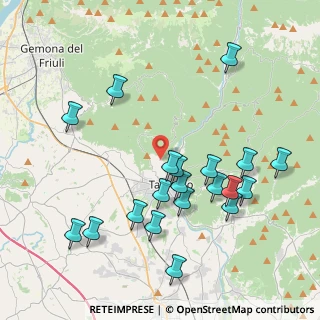 Mappa Via Coia di Levante, 33017 Tarcento UD, Italia (4.223)