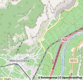 Mappa Località Pineta, 38016 Mezzocorona TN, Italia (0.91304)