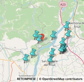 Mappa 33030 Forgaria Nel Friuli UD, Italia (7.22933)
