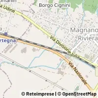 Hartă Magnano in Riviera