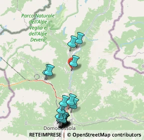 Mappa Via Roma, 28862 Crodo VB, Italia (9.7735)