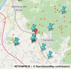 Mappa Magnano In Riviera, 33010 Magnano In Riviera UD, Italia (4.02818)