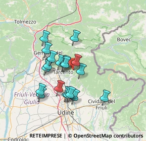 Mappa Via Taipana, 33045 Nimis UD, Italia (11.2235)