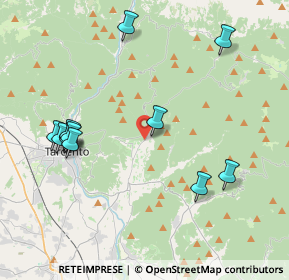 Mappa Via Taipana, 33045 Nimis UD, Italia (4.32917)