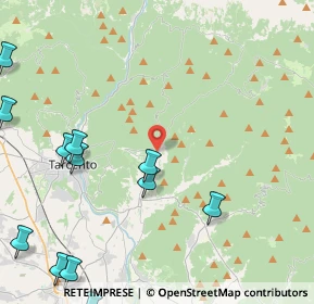 Mappa Via Taipana, 33045 Nimis UD, Italia (6.01917)