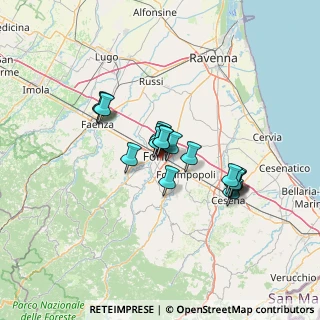 Mappa Piazza Falcone e, 47121 Forlì FC, Italia (10.09333)