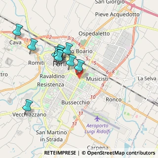 Mappa Piazza Falcone e Borsellino, 47121 Forlì FC, Italia (1.87083)