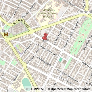 Mappa Via Vincenzo Monti,  3, 47100 Forlì, Forlì-Cesena (Emilia Romagna)