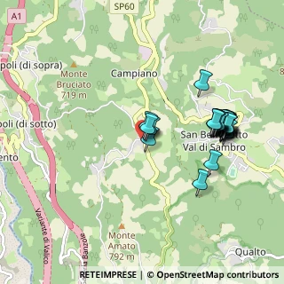 Mappa Via Sant'Andrea, 40048 San Benedetto Val di Sambro BO, Italia (1)