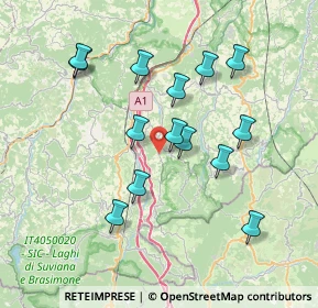 Mappa Via Sant'Andrea, 40048 San Benedetto Val di Sambro BO, Italia (7.18429)