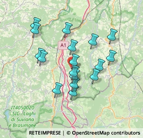 Mappa Via Sant'Andrea, 40048 San Benedetto Val di Sambro BO, Italia (6.40706)