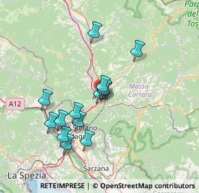 Mappa Via A. Salucci, 54011 Aulla MS, Italia (6.49857)