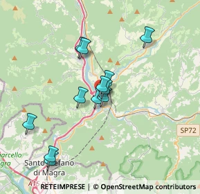 Mappa Via Scorcetoli Nazionale, 54011 Aulla MS, Italia (3.12333)