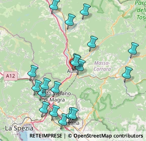 Mappa Via Scorcetoli Nazionale, 54011 Aulla MS, Italia (9.0845)