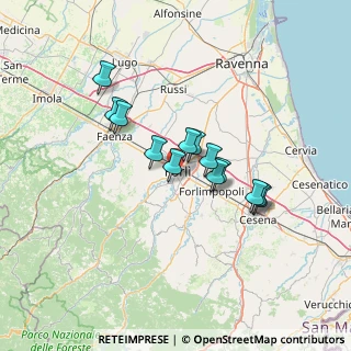Mappa Via Tina Gori, 47121 Forlì FC, Italia (10.75308)