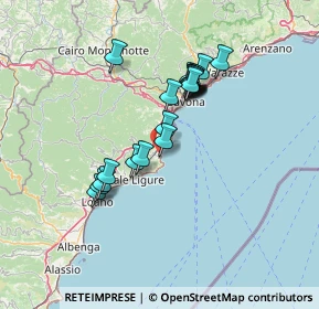 Mappa Regione Torbora, 17026 Noli SV, Italia (11.736)