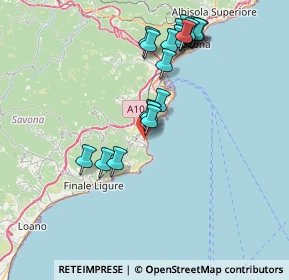 Mappa Regione Torbora, 17026 Noli SV, Italia (7.701)