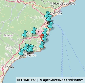 Mappa Regione Torbora, 17026 Noli SV, Italia (5.94143)