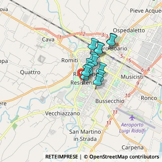 Mappa Via Acquacreta, 47121 Forlì FC, Italia (1.04714)