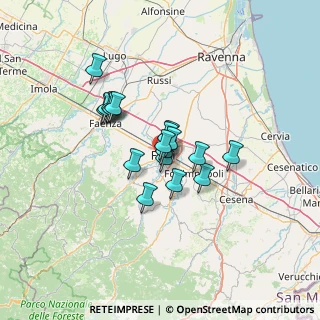 Mappa Via Acquacreta, 47121 Forlì FC, Italia (9.28222)