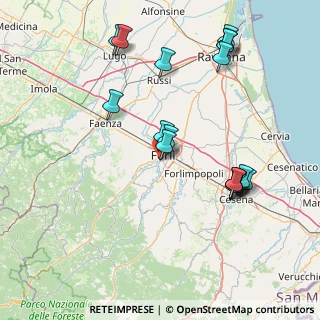 Mappa Via Acquacreta, 47121 Forlì FC, Italia (17.29706)