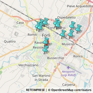 Mappa Via Aurelio Bertola, 47121 Forlì FC, Italia (1.77917)