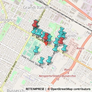 Mappa Via Carlo Piancastelli, 47121 Forlì FC, Italia (0.326)