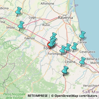 Mappa Via Carlo Piancastelli, 47121 Forlì FC, Italia (15.00615)
