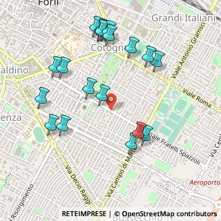 Mappa Via F.lli Spazzoli, 47121 Forlì FC, Italia (0.572)