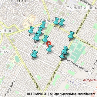 Mappa Via F.lli Spazzoli, 47121 Forlì FC, Italia (0.3925)