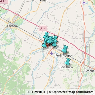 Mappa Via F.lli Spazzoli, 47121 Forlì FC, Italia (3.22)