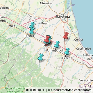 Mappa Via F.lli Spazzoli, 47121 Forlì FC, Italia (8.02909)