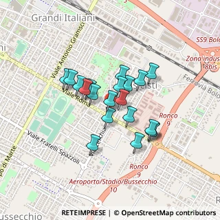 Mappa Via Clemente Monari, 47122 Forlì FC, Italia (0.326)