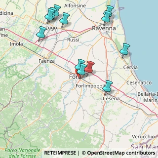 Mappa Via Clemente Monari, 47122 Forlì FC, Italia (18.88667)