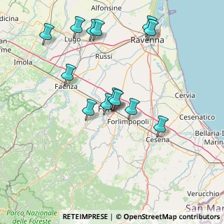 Mappa Via Clemente Monari, 47122 Forlì FC, Italia (15.60923)
