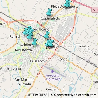 Mappa Via Clemente Monari, 47122 Forlì FC, Italia (1.98083)