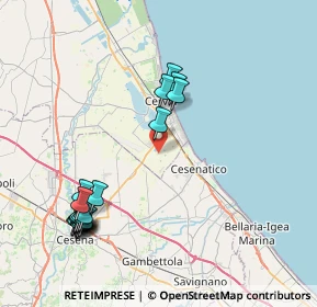 Mappa Via Montaletto, 48015 Cervia RA, Italia (9.42684)